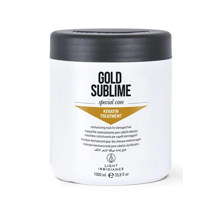 Maschera trattamento alla cheratina Light Irradiance Gold Sublime 1000 ml