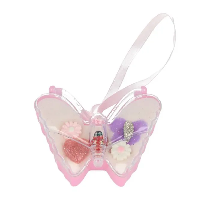 Anelli Inca in scatola a forma di farfalla, 5 unità