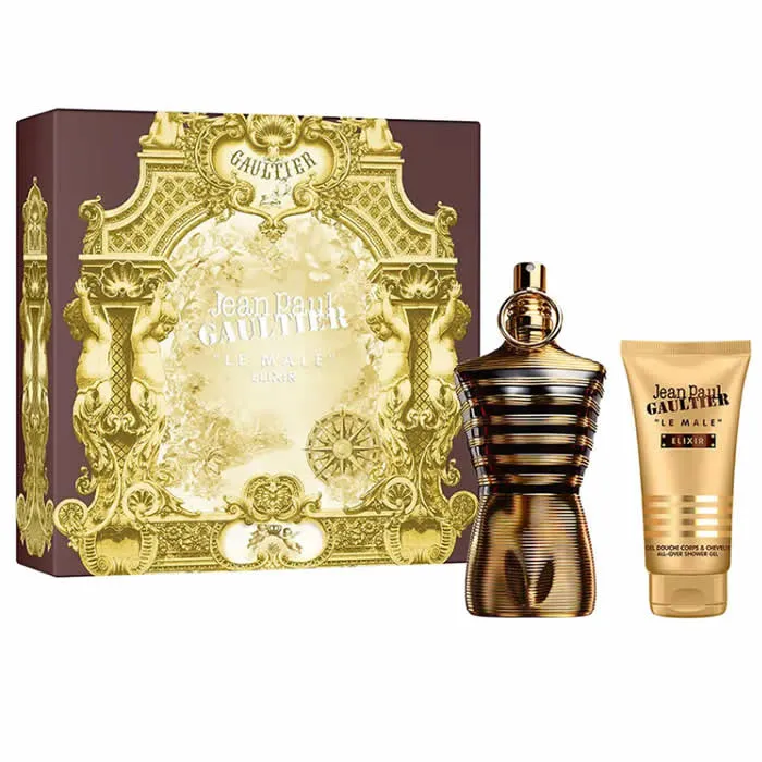 Jean Paul Gaultier Le Male Elixir Spray Profumo 125ml Set di 2 Pezzi
