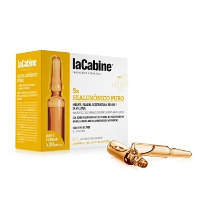 La Cabine 5x Fiale di acido ialuronico puro 10x2ml