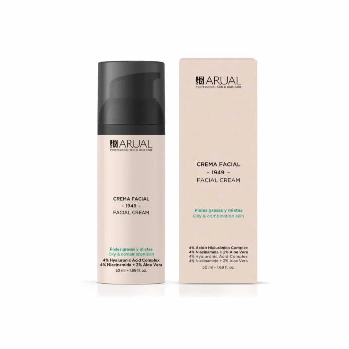 Arual Crema Facial Cream Oily And Combination Skin 50ml