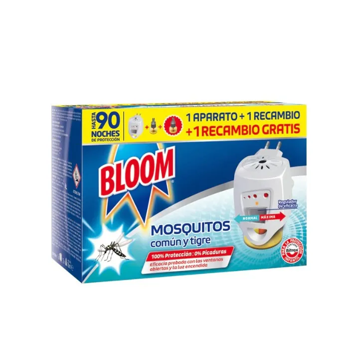 Bloom Zero Mosquitoes 1 Dispositivo Elettrico + 2 Ricariche
