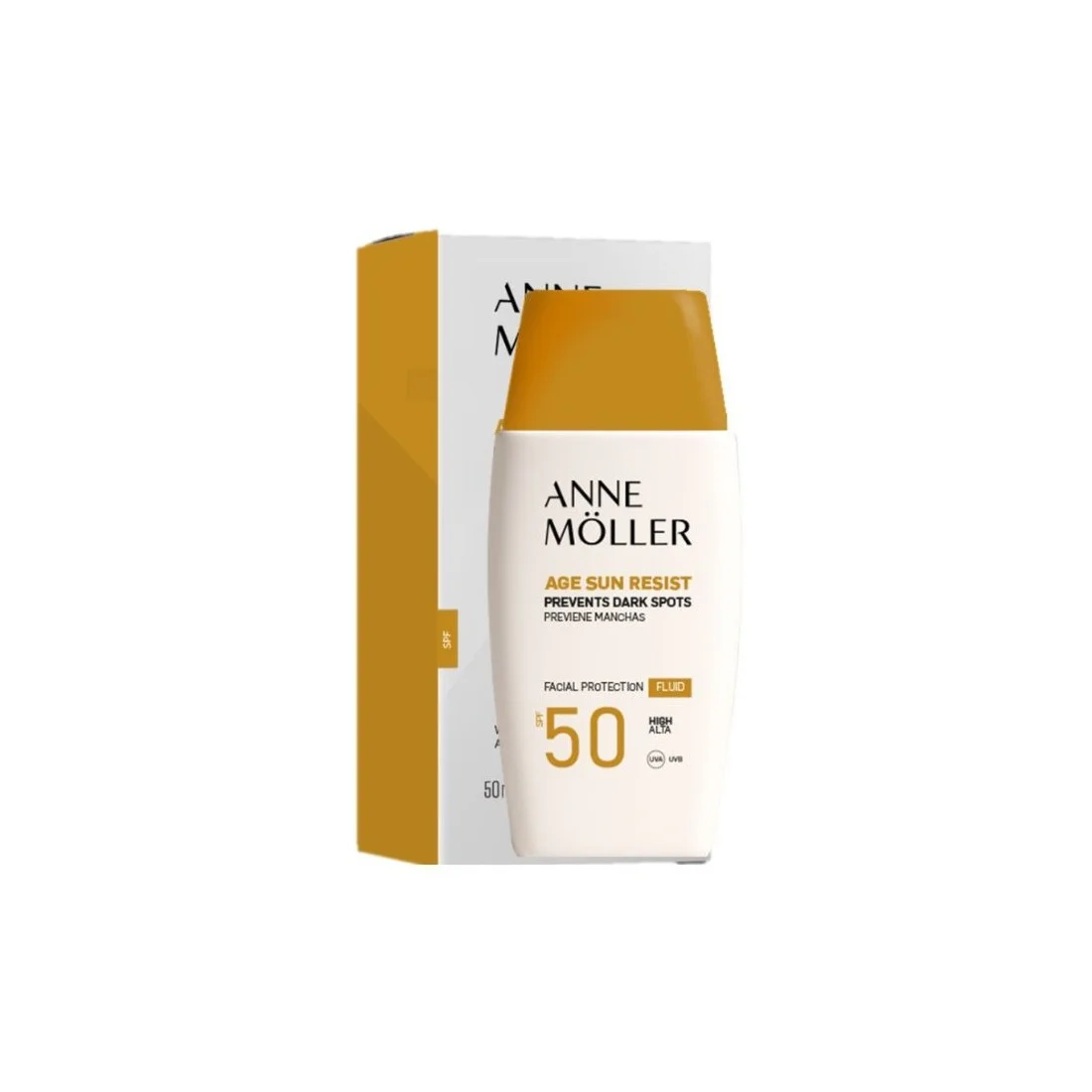 Anne Möller A Moller Age Sun Resist Spf50 Fluid 50 M Anne Möller A Moller Age Sun Resist Spf50 Fluid 50 M