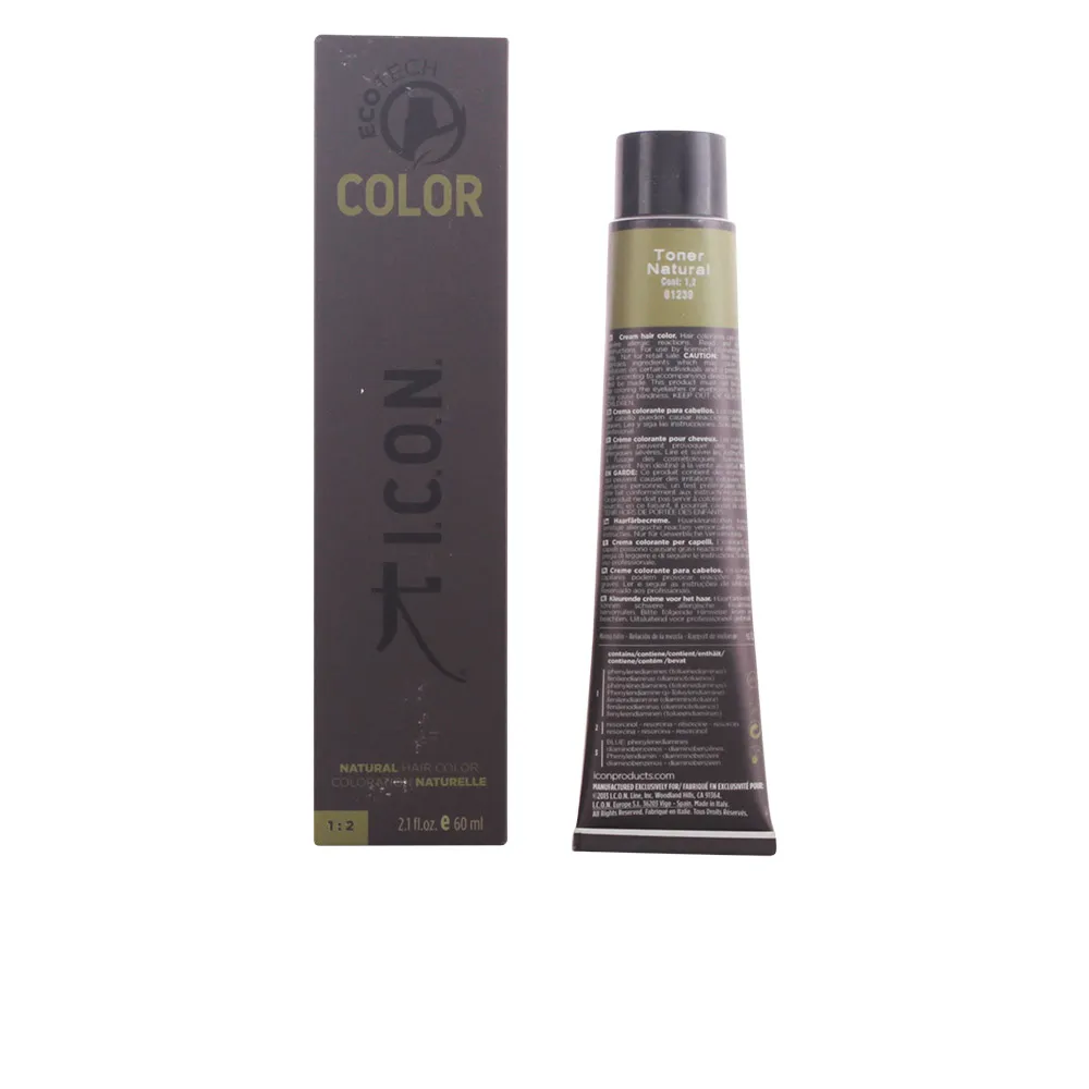 Icon Ecotech Color Natural Hair Color Toner Naturale 60 ml