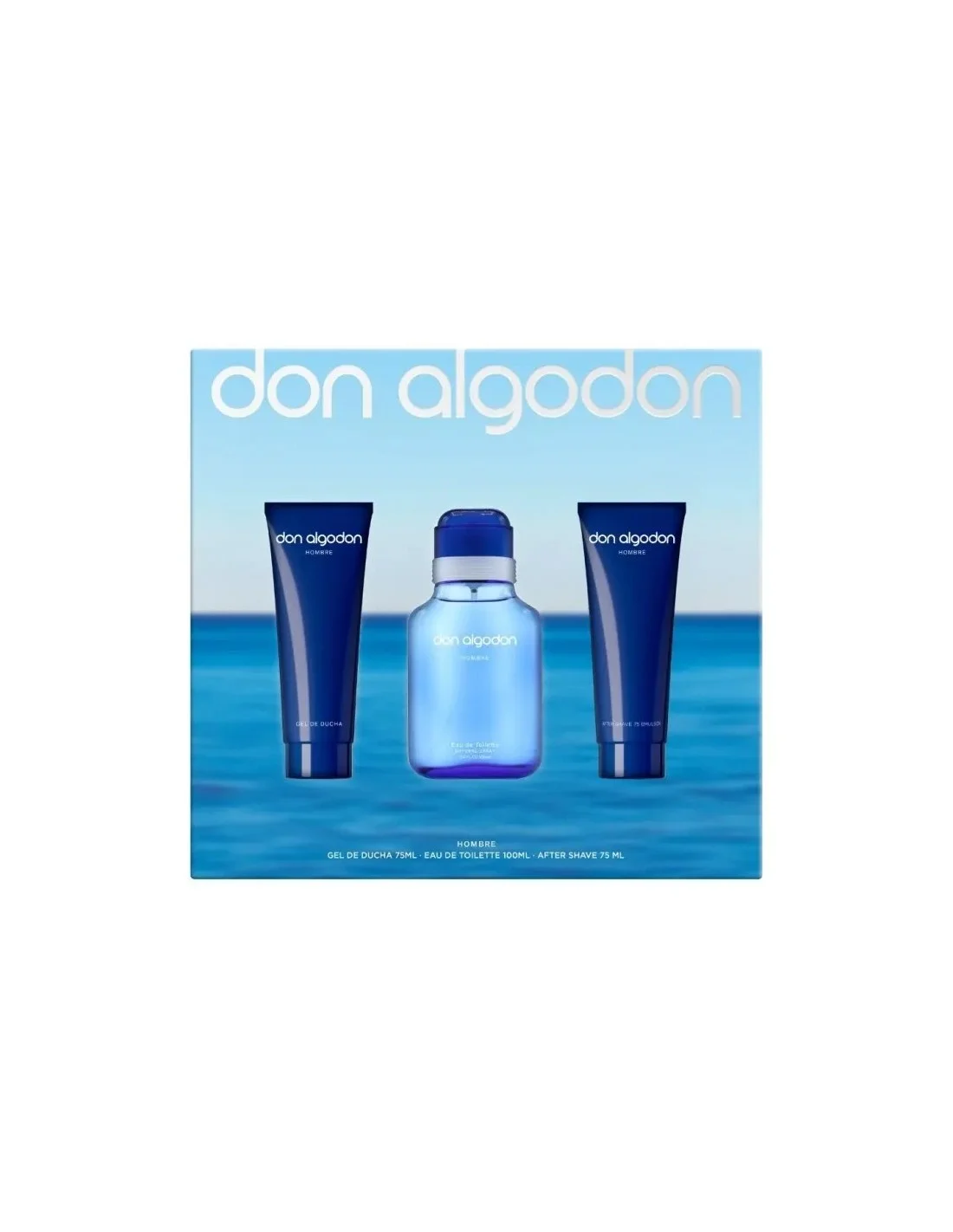 Don Algodón for Men Eau de Toilette Spray 100ml Set di 3 pezzi