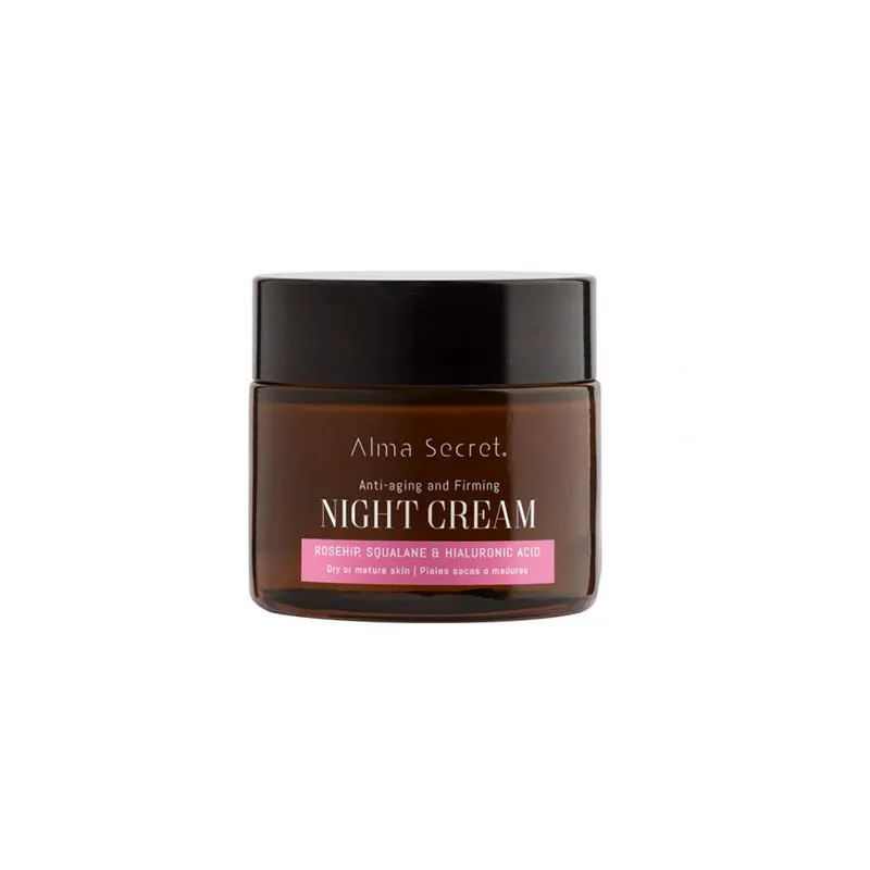 Alma Secret Crema Notte Multi-Riparatrice Anti-età per Pelli Sensibili 50 ml