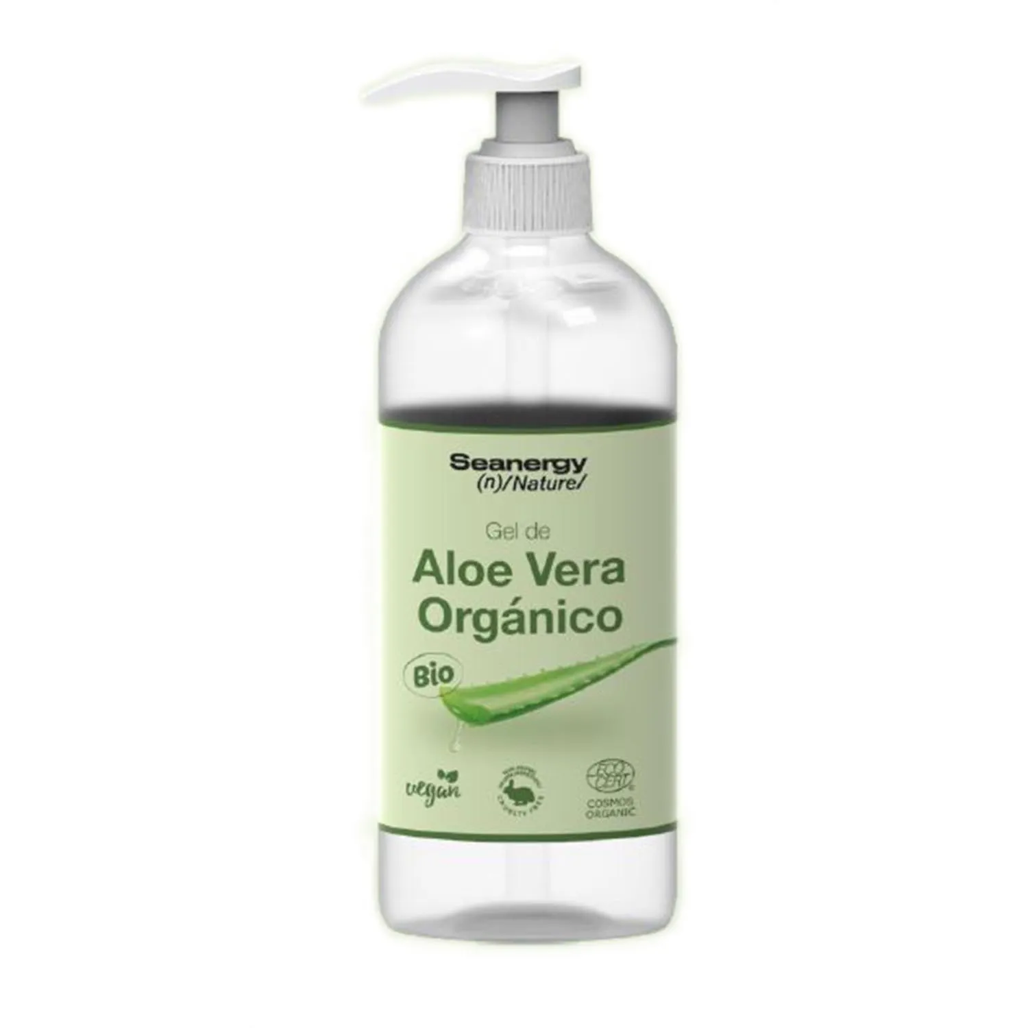 Seanergy Nature-Vegan Aloe Vera Gel-Crema con erogatore a pompa 500 ml