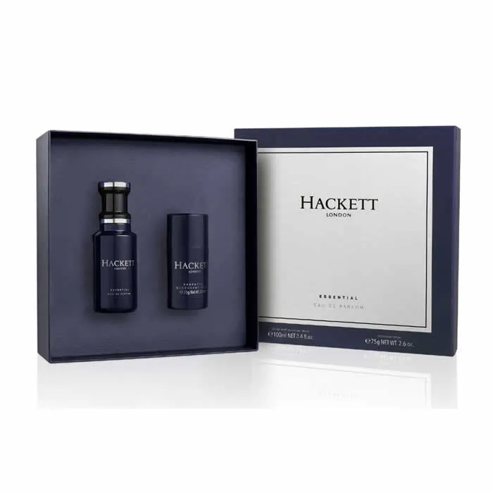 Hackett Essential Eau de Parfum Spray 100ml Set di 2 pezzi