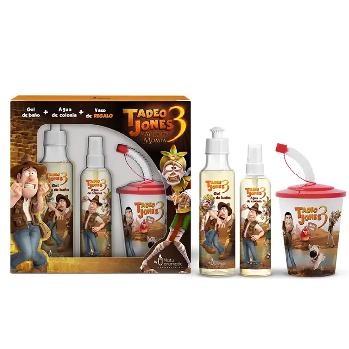 Cartoon Tadeo Jones Eau De Cologne Spray 150ml Set 3 pezzi