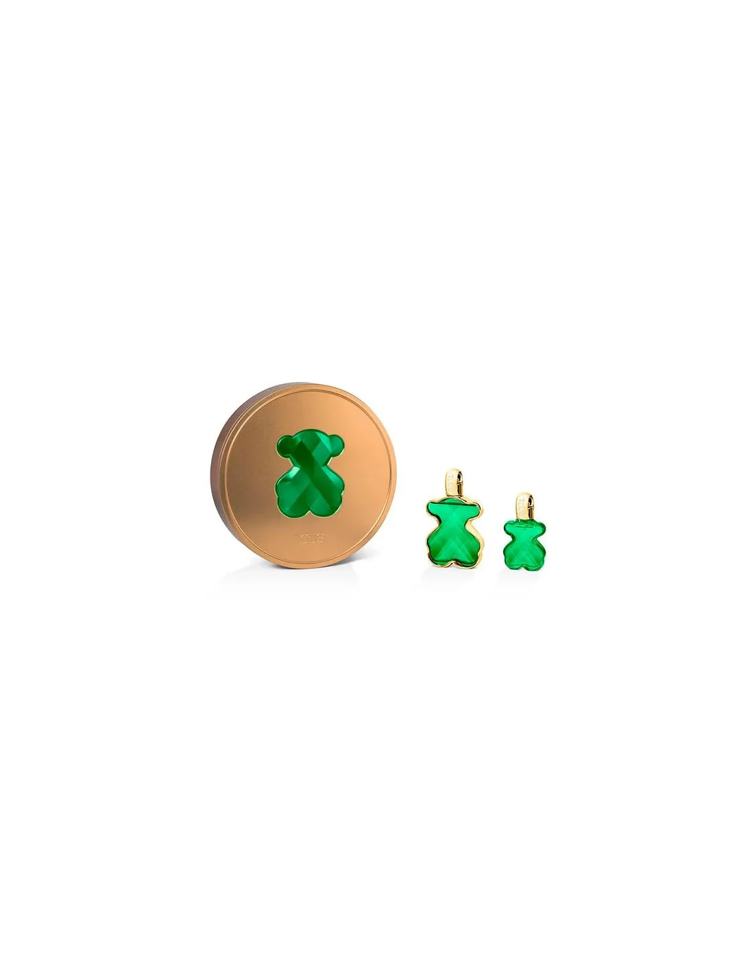 Tous Loveme The Emerald Elixir Set Caja Redonda Metalica Tous Loveme The Emerald Elixir Set Caja Redonda Metalica