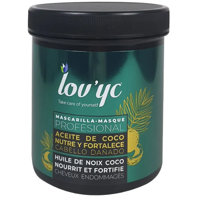 Maschera per capelli nutriente Lovyc all’olio di cocco 700 ml