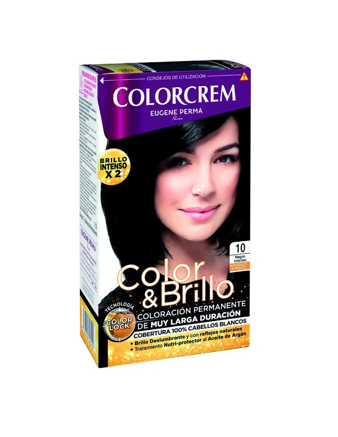 Eugene Perma Tinted Hair Colorcrem 10 Intense Black