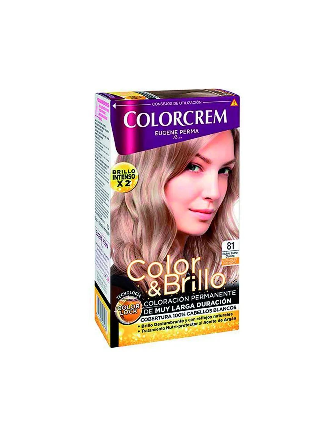 Eugene Perma Hair Dye Color Crem 81 Biondo Cenere Chiaro