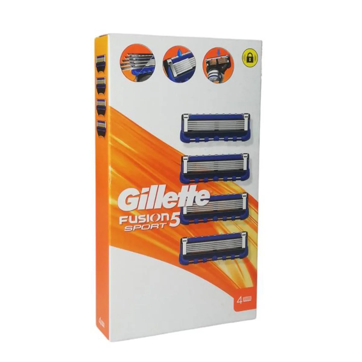 Gillette Fusion Sport 5 lame di ricambio confezione da 4