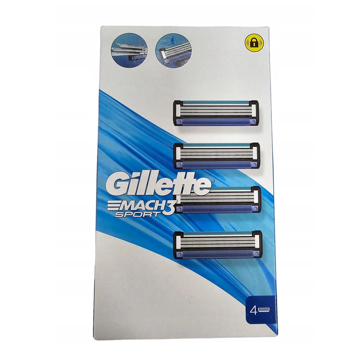 Confezione da 4 lame Gillette Mach3 Sport, 4 unità