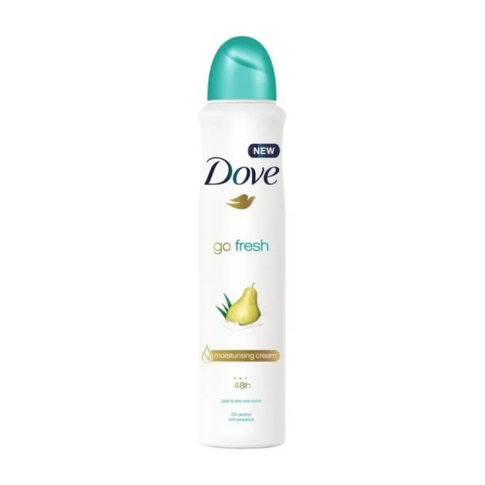 Dove Go Fresh Pear And Aloe Vera Deodorant Antitraspirante 48h Spray 250ml