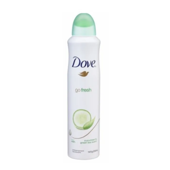 Deodorante spray Dove Go Fresh al cetriolo e tè verde 250 ml