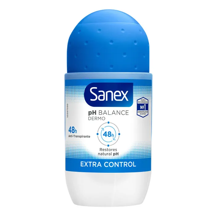 Sanex Ph Balance Dermo Extra Control Deodorante Roll On 50 ml