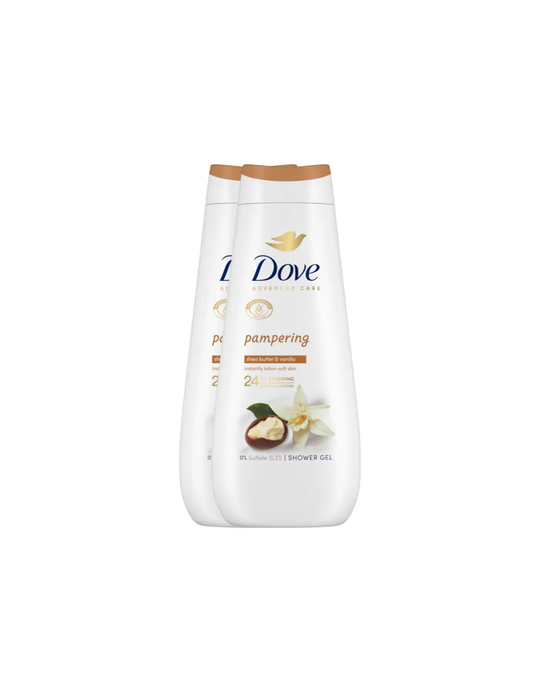 Dove Gel 400 ml Karite Duplo