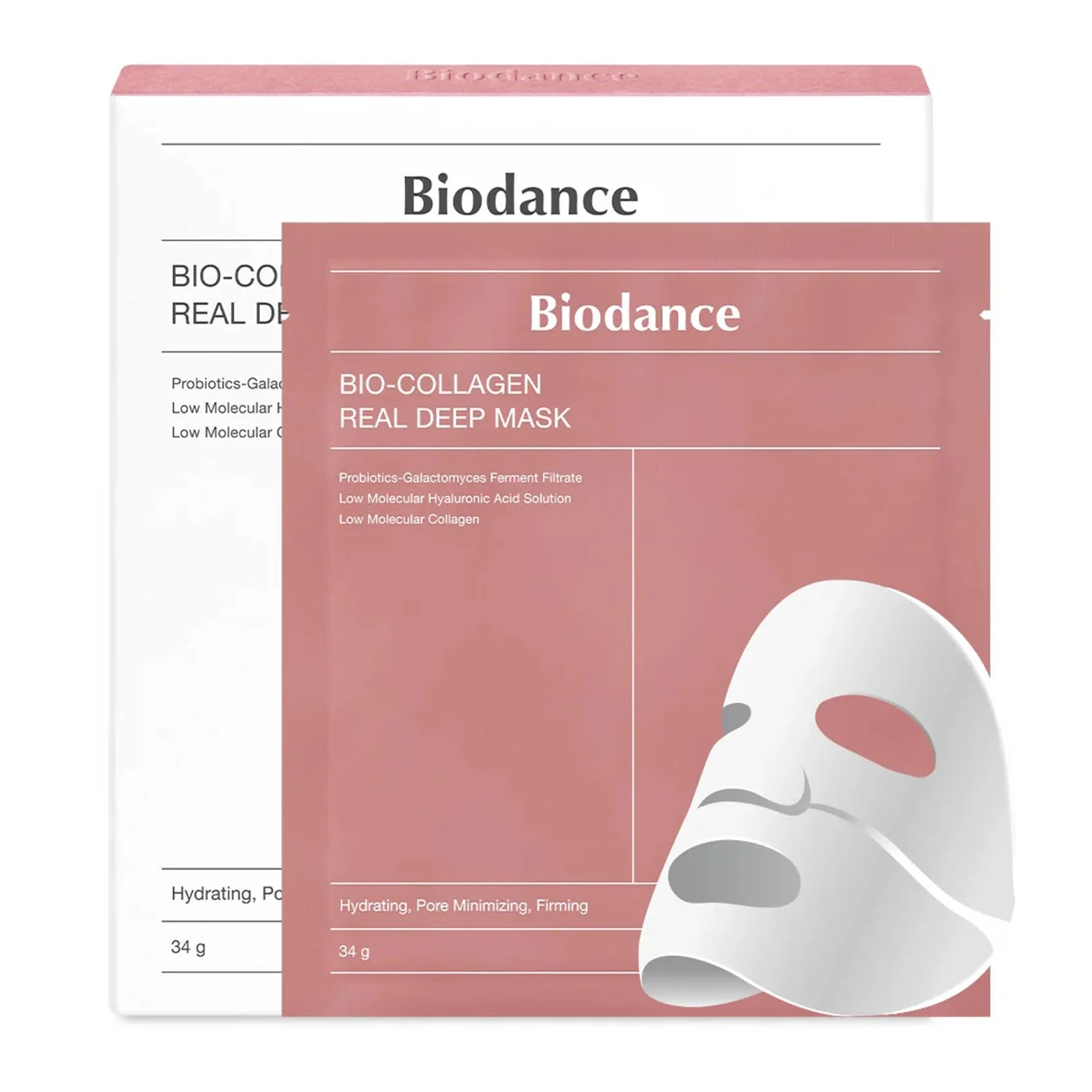 Biodance Bio-Collagen Real Mascarilla 4un