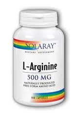 Solaray L Arginina 500 Mg 100 Capsule