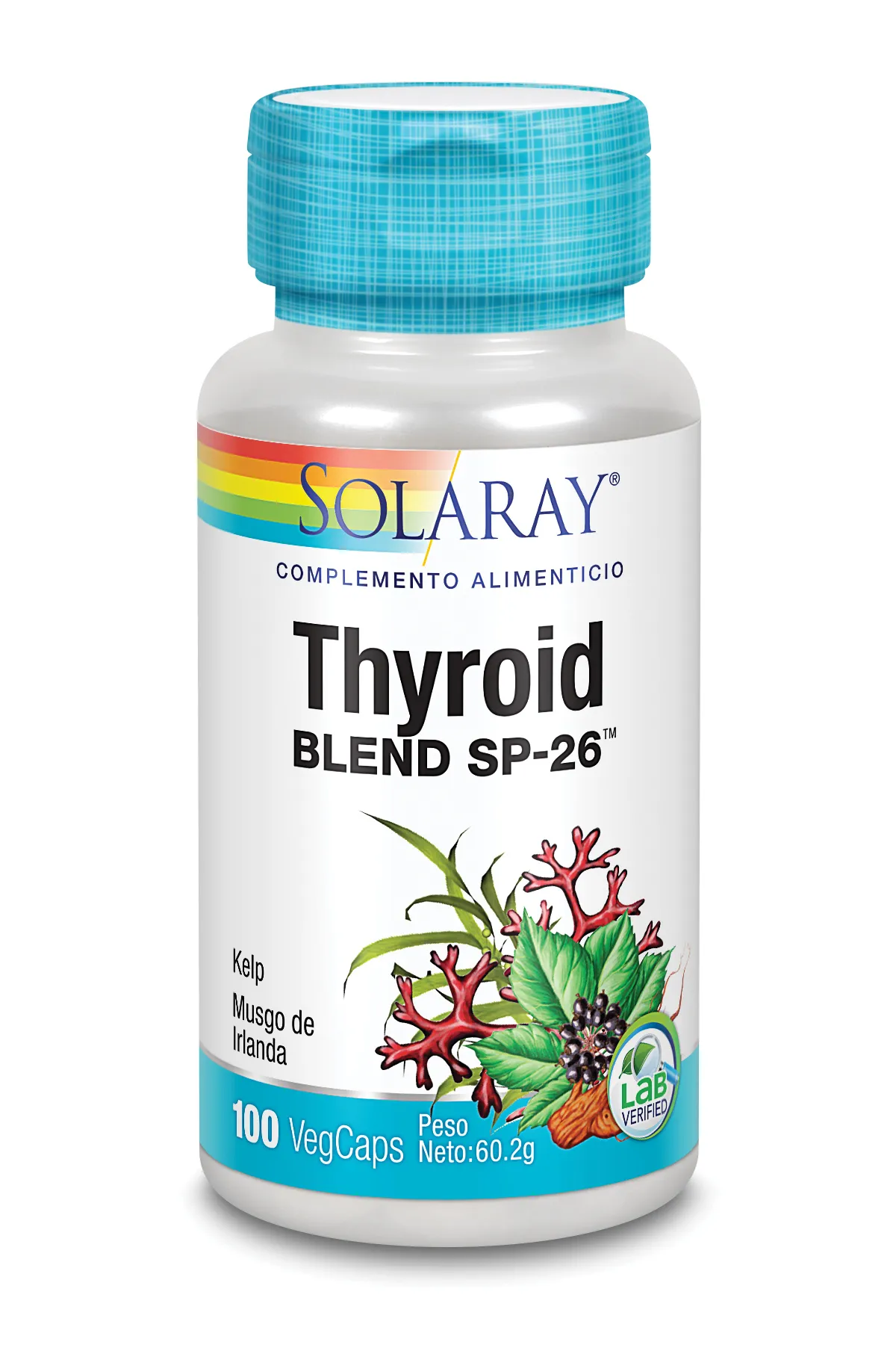 Miscela per la tiroide Solaray 100 capsule