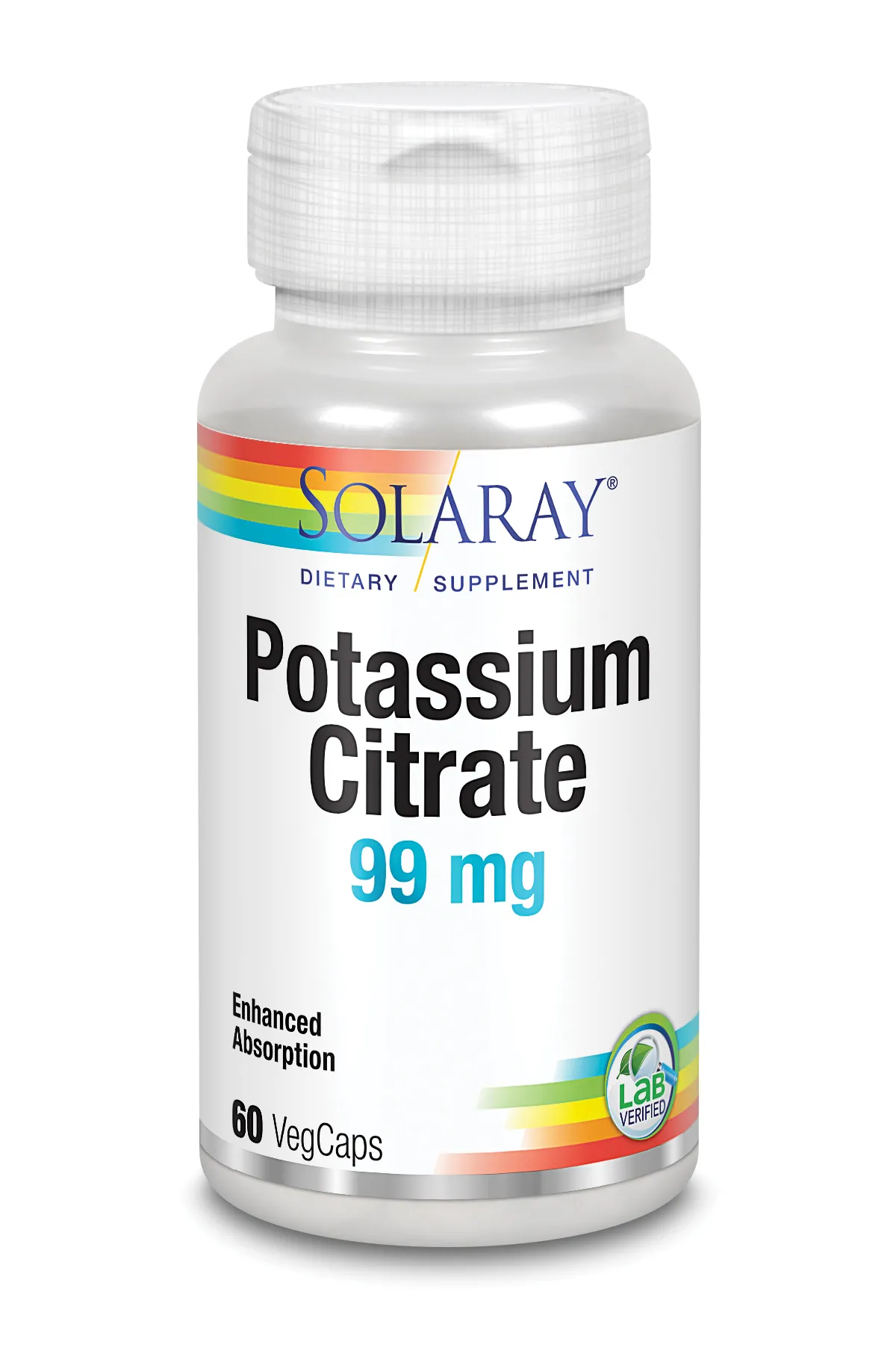 Solaray Potassio Citrato 99 Mg 60 Caps