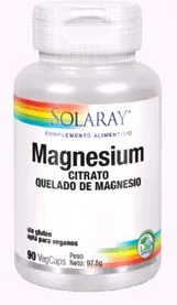 Solaray Magnesio 133Mg 90 Vcaps