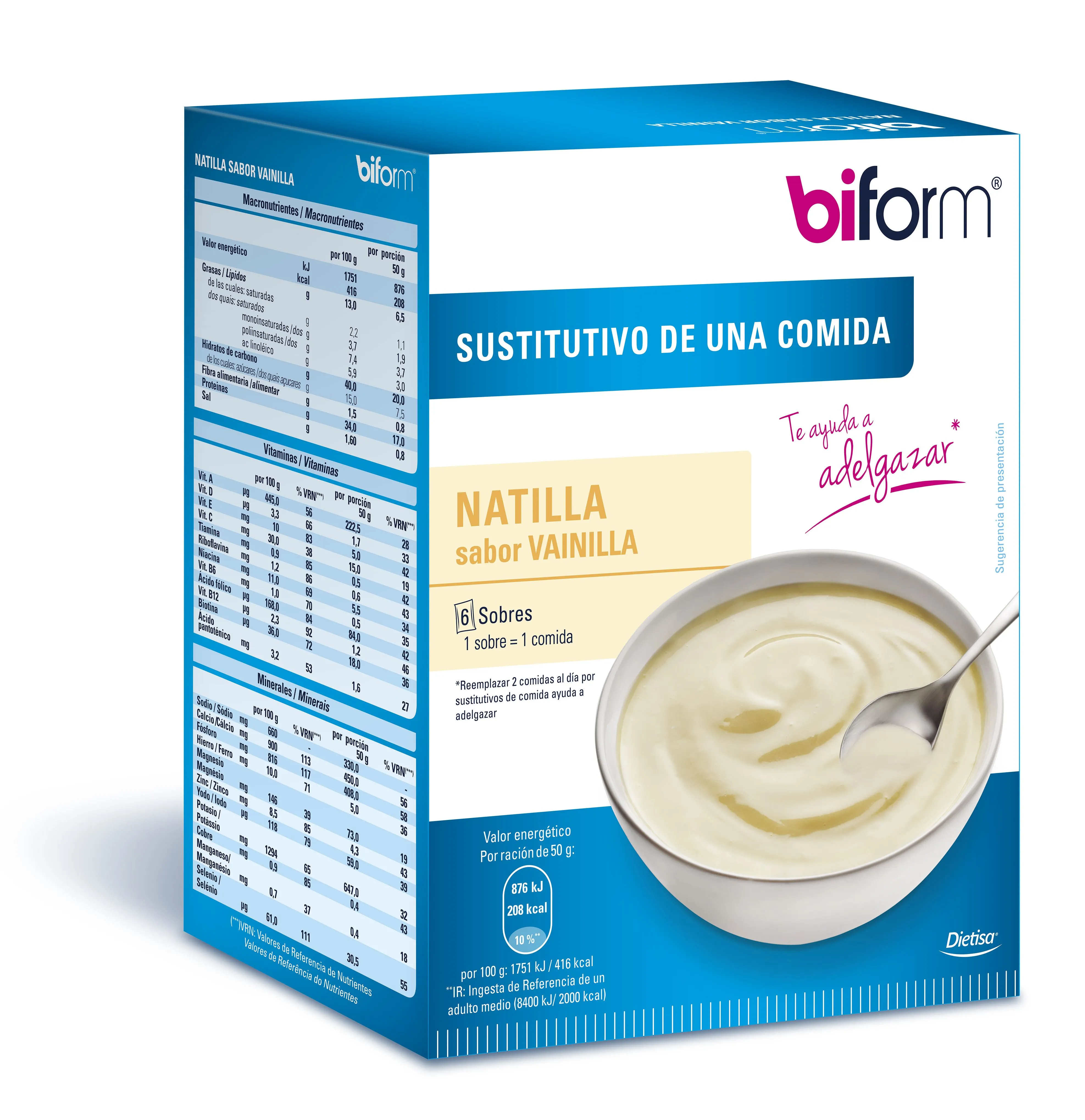 Biform Crema Vaniglia 6 Bustine
