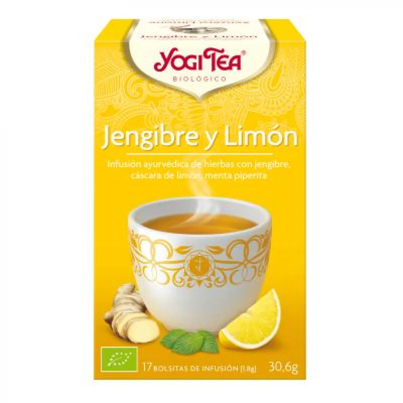 Yogi Tea Zenzero e Limone 17 Bustine di Tè