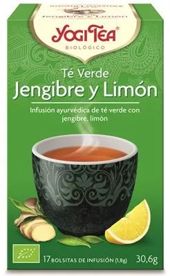 Yogi Tea Tè verde zenzero e limone 17 x 1,8 g