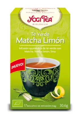 Yogi Tea Matcha Tè Verde Limone 17 Filtri X 1,8 g