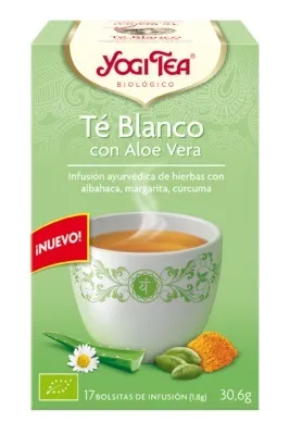 Yogi Tea Tè Bianco con Aloe Vera 17 Bustine di Tè