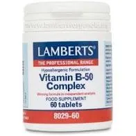 Lamberts Vit B 50 Complex 60 Compresse