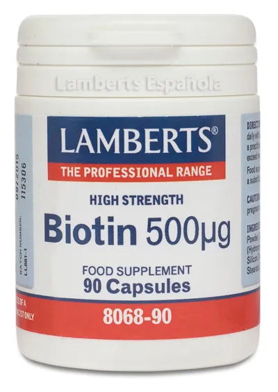 Lamberts Biotina 500-Ug 90 capsule