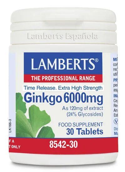 Lamberts Ginkgo Biloba 6000 mg 60 compresse