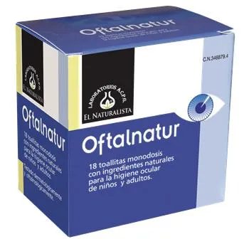 Salviettine oculari Oftalnatur Natural 15 salviettine