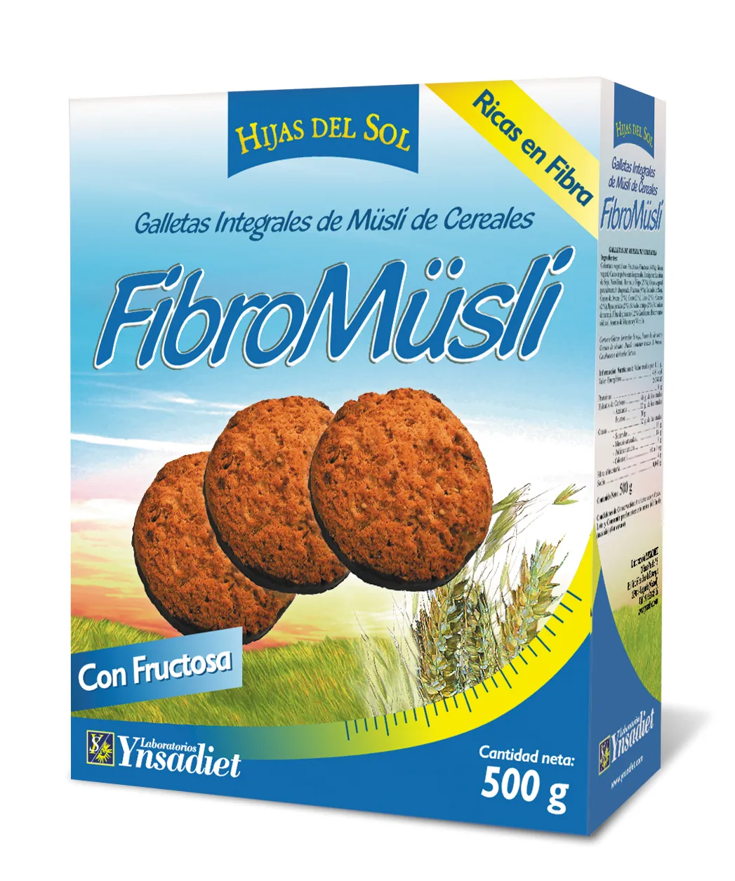 Ynsadiet Fibromuesli con muesli di cereali 500 g