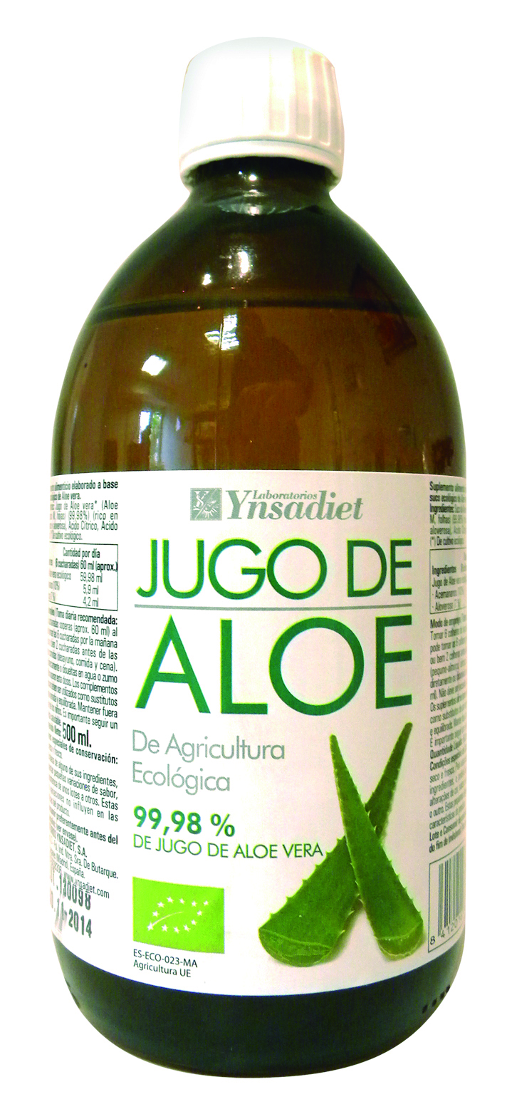 Ynsadiet Jugo Aloe Vera Bio 500ml