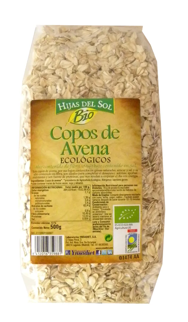 Fiocchi d’avena Ynsadiet 500 g