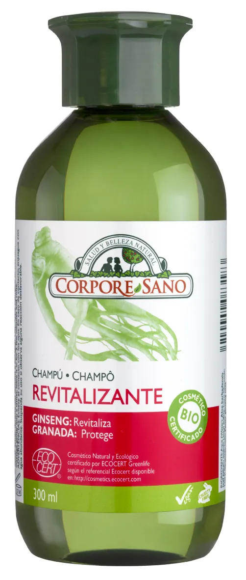Corpore Shampoo Rivitalizzante Ginseng y Granada 300 ml Bio