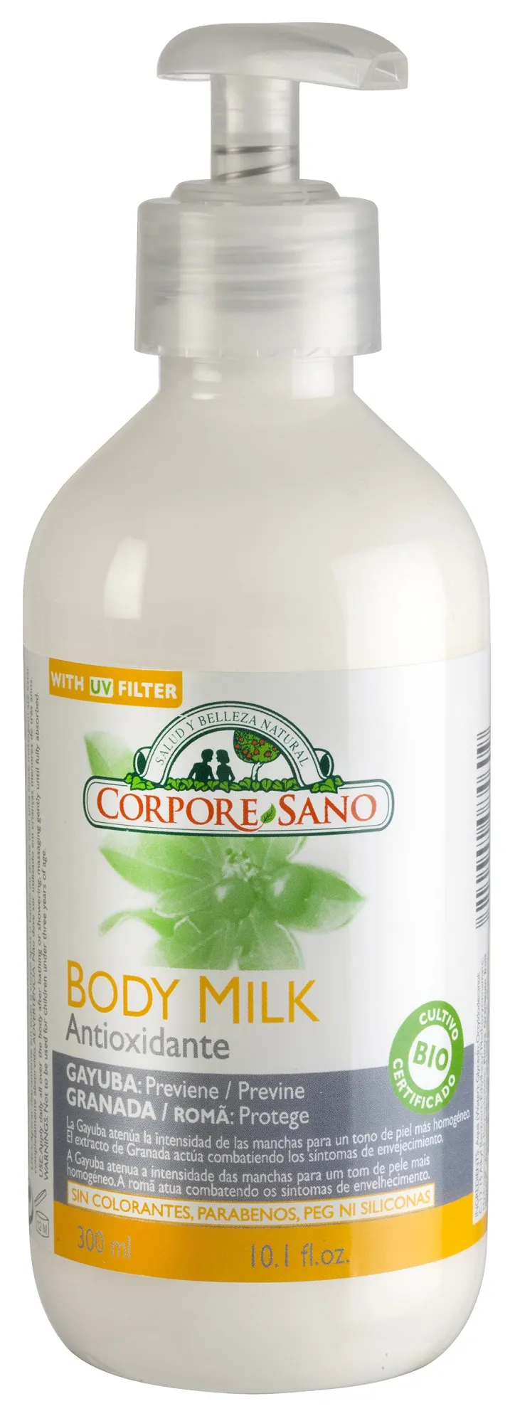 Latte corpo antiossidante biologico 300 ml