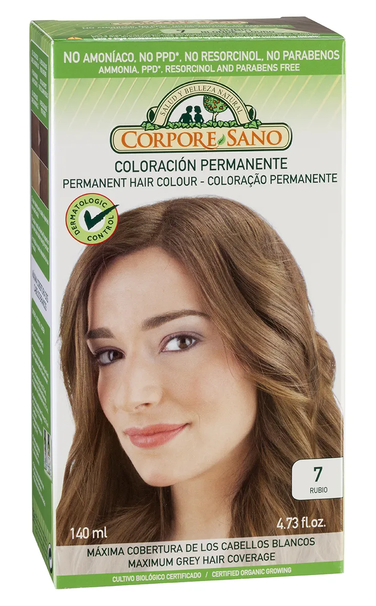 Corpore Tinte 7 Rubio 140 ml Bio