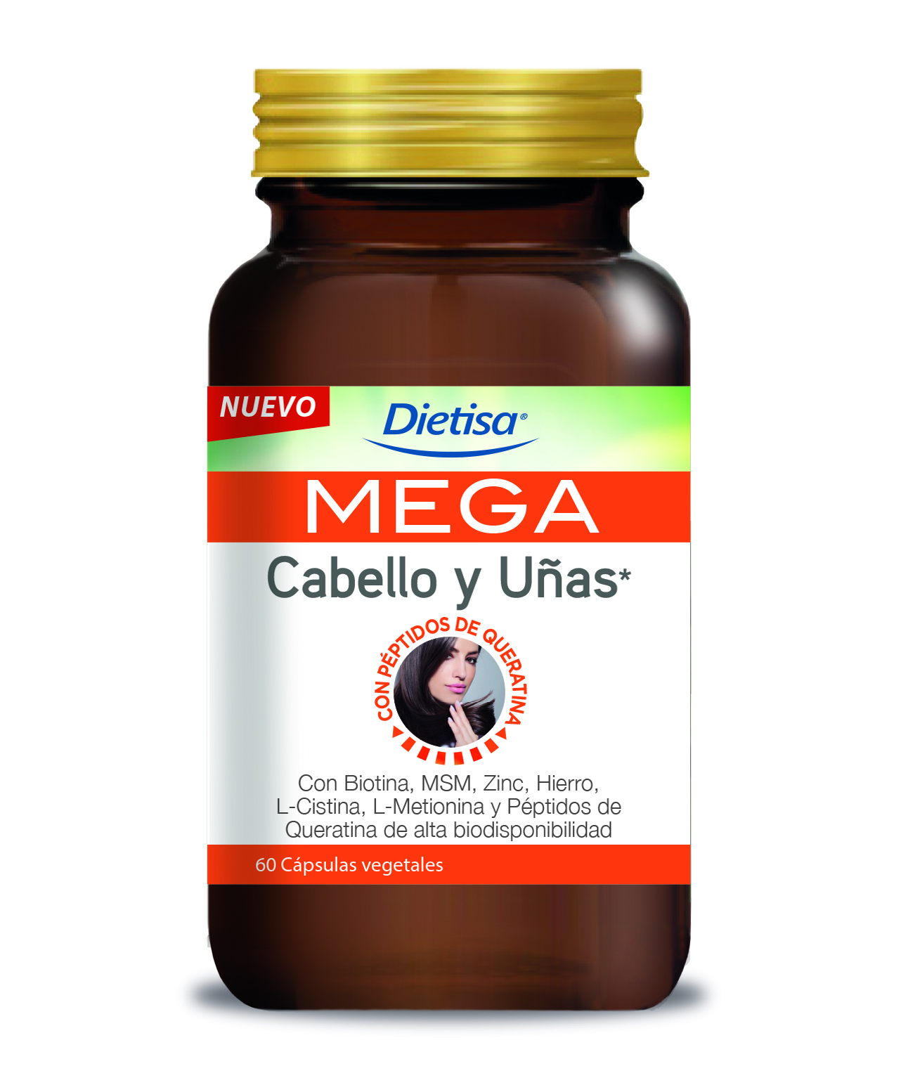 Dietisa Mega Capelli e Unghie 60 Vcaps