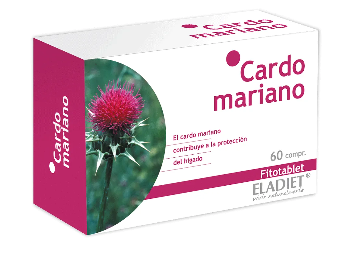 Eladiet Cardo Mariano 60 Com 330 mg