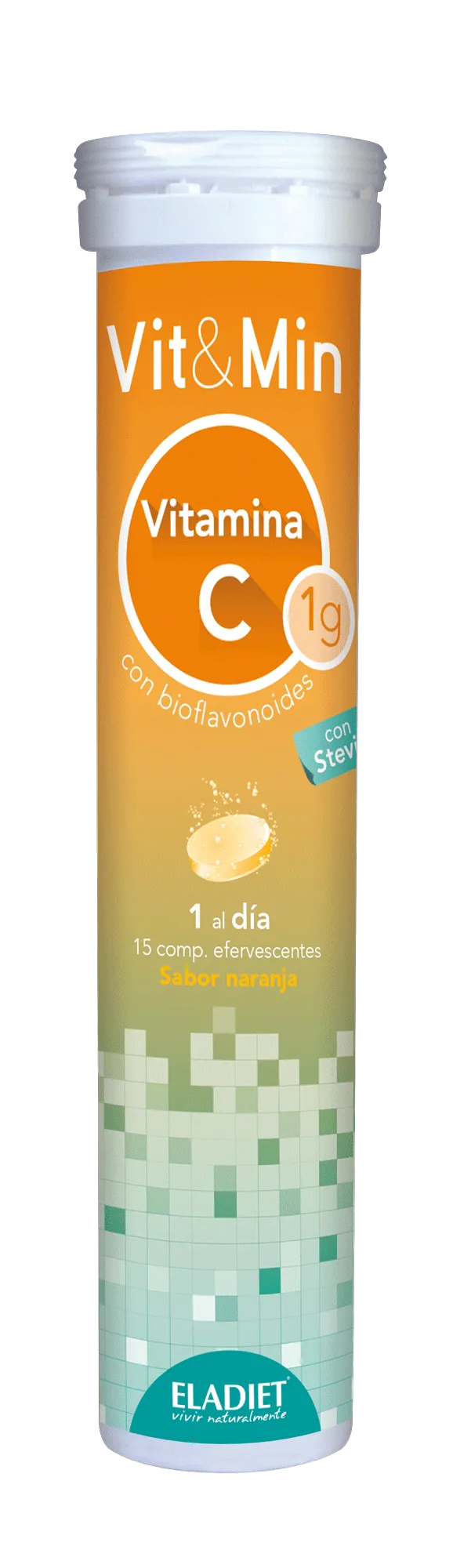 Eladiet Vit y Min Vitamina C 15 Compresse Effervescenti