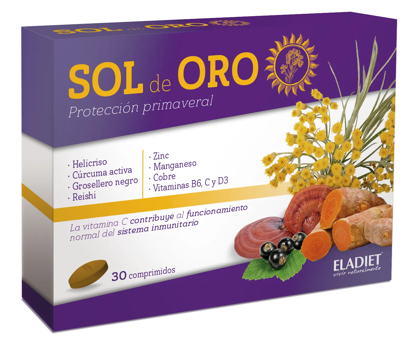 Eladiet Sol De Oro 30 Comp