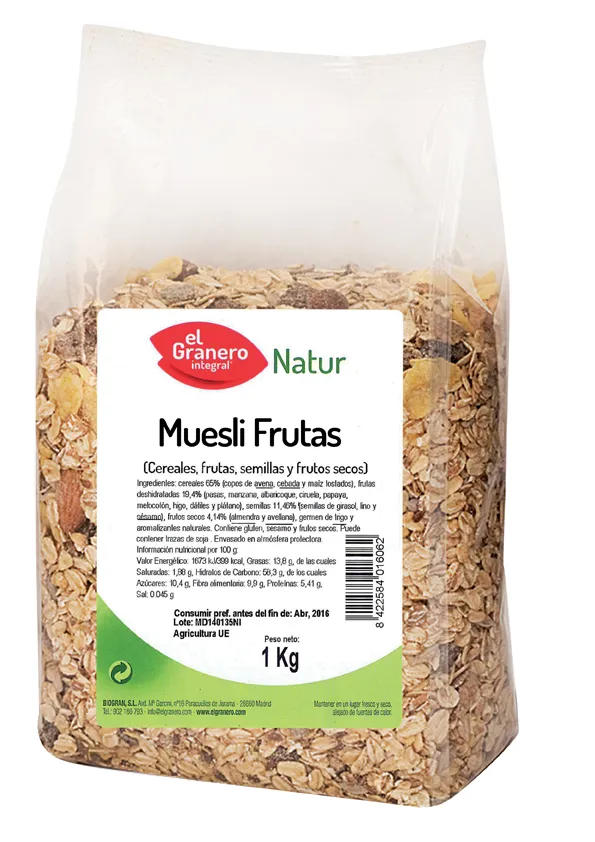 Granero Muesli 10 Frutti 1 Kg