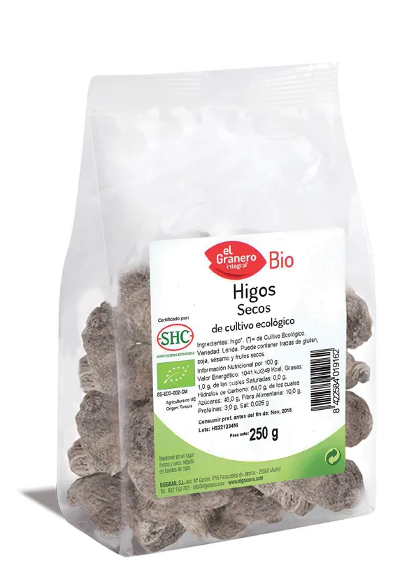 Fichi secchi biologici Granero 250g