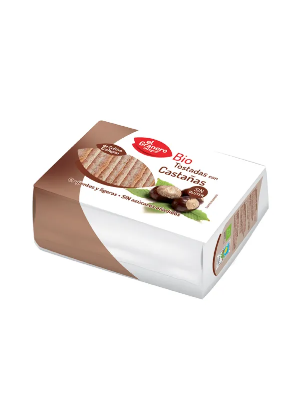 Toast di castagne biologico senza glutine Granero 90g